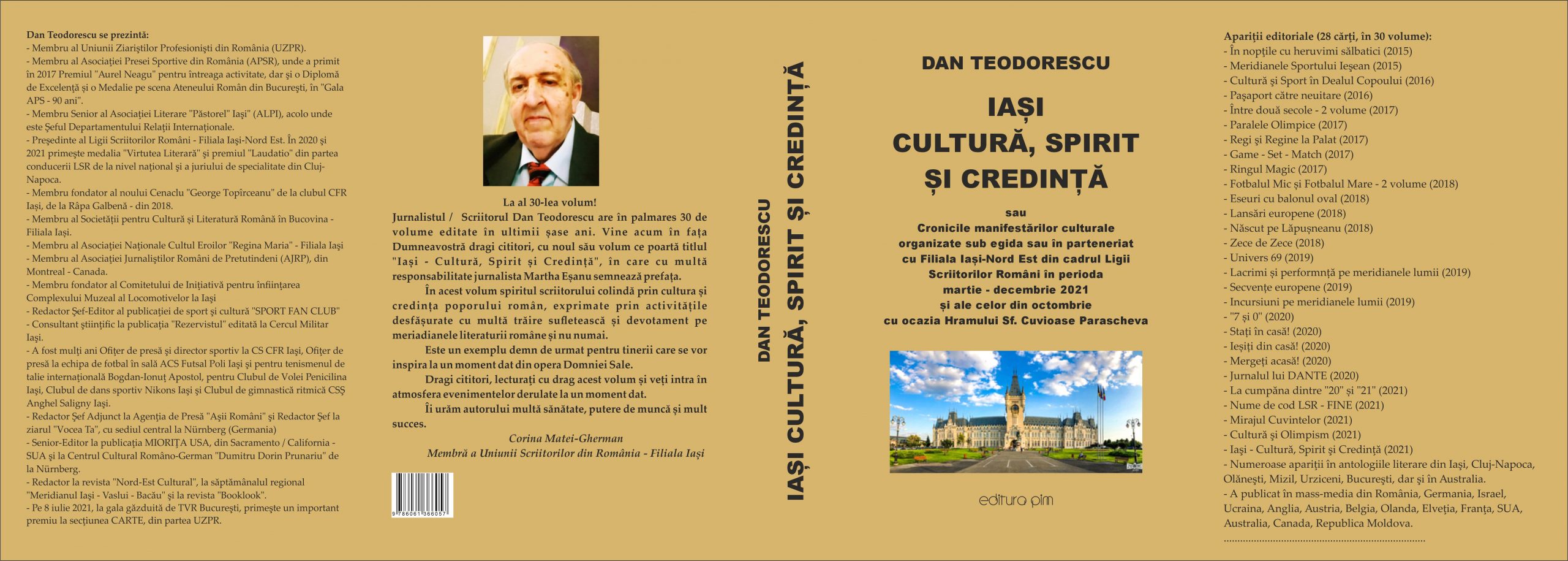 ”Iași Cultură, Spirit și Credință” – o apariție editorială semnată de Dan Teodorescu, invitat la ”Bună dimineața”, cu Mihai Florin Pohoață – 15.12.2021.