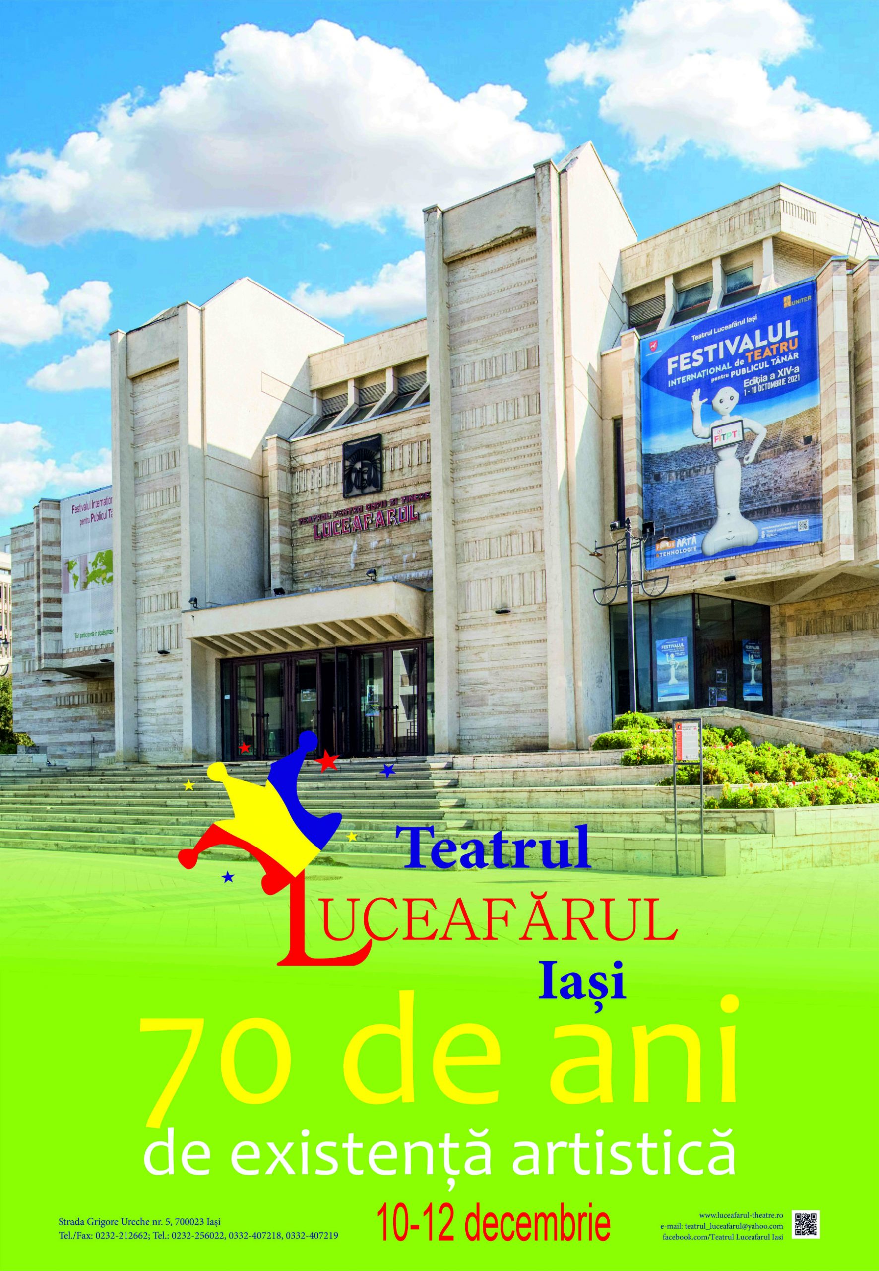 Teatrul Luceafărul Iași, 70 de ani de existență artistică