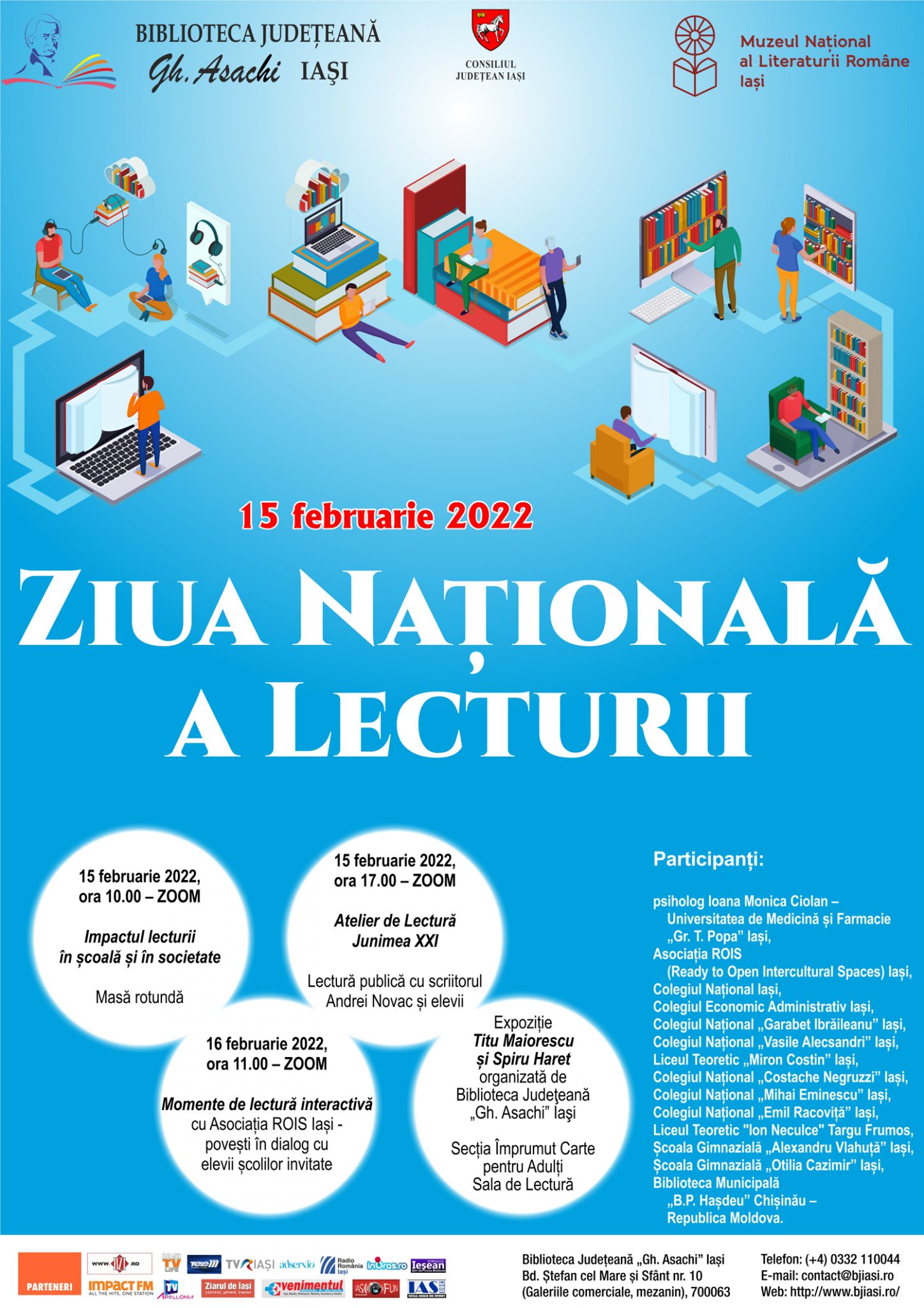 15 februarie – Ziua Națională a Lecturii