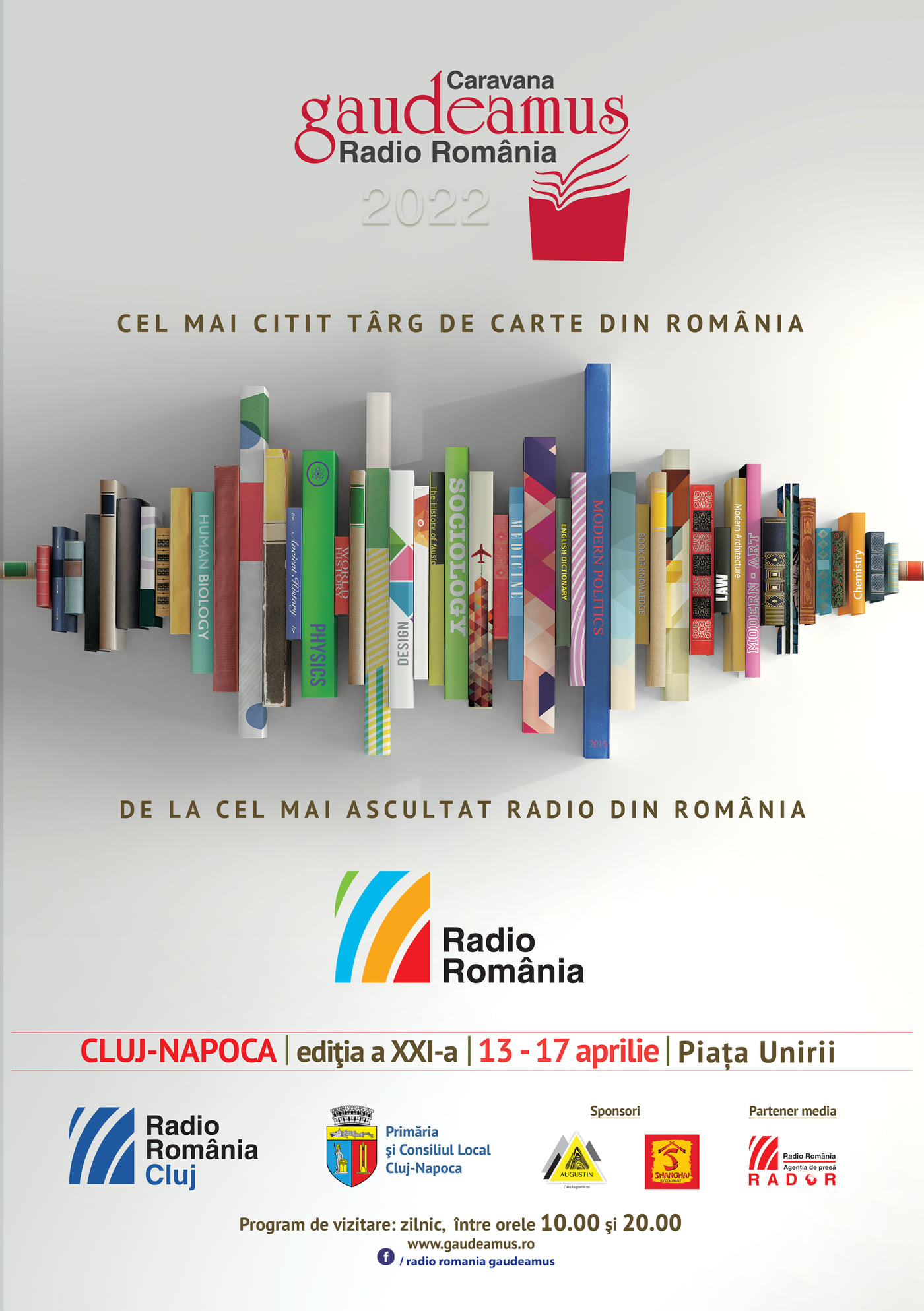 Târgul de Carte Gaudeamus Radio România. Ediția Cluj-Napoca, 13 – 17 aprilie