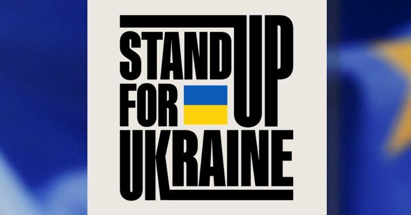 #StandUpForUkraine, eveniment online, astăzi, în sprijinul persoanelor care au fost obligate să fugă din Ucraina