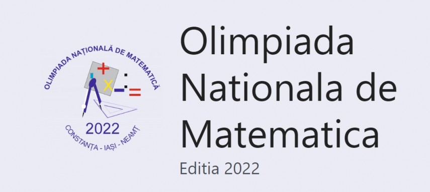 Horia Ştefan Căşuneanu – medalia de aur la Etapa Naţională a Olimpiadei de Matematică