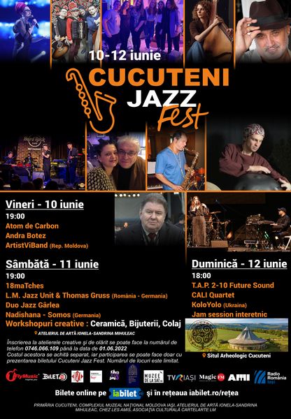 10-12 iunie 2022 – Cucuteni Jazz Fest