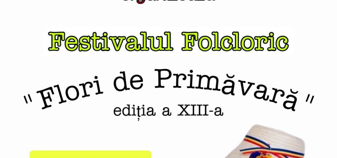 IAȘI: Școala Populară de Arte „Titel Popovici” organizează Festivalul Folcloric „Flori de Primăvară”