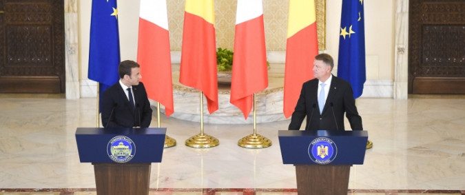 Declaraţii de presă comune ale preşedinţilor României şi Franţei, Klaus Iohannis şi Emmanuel Macron