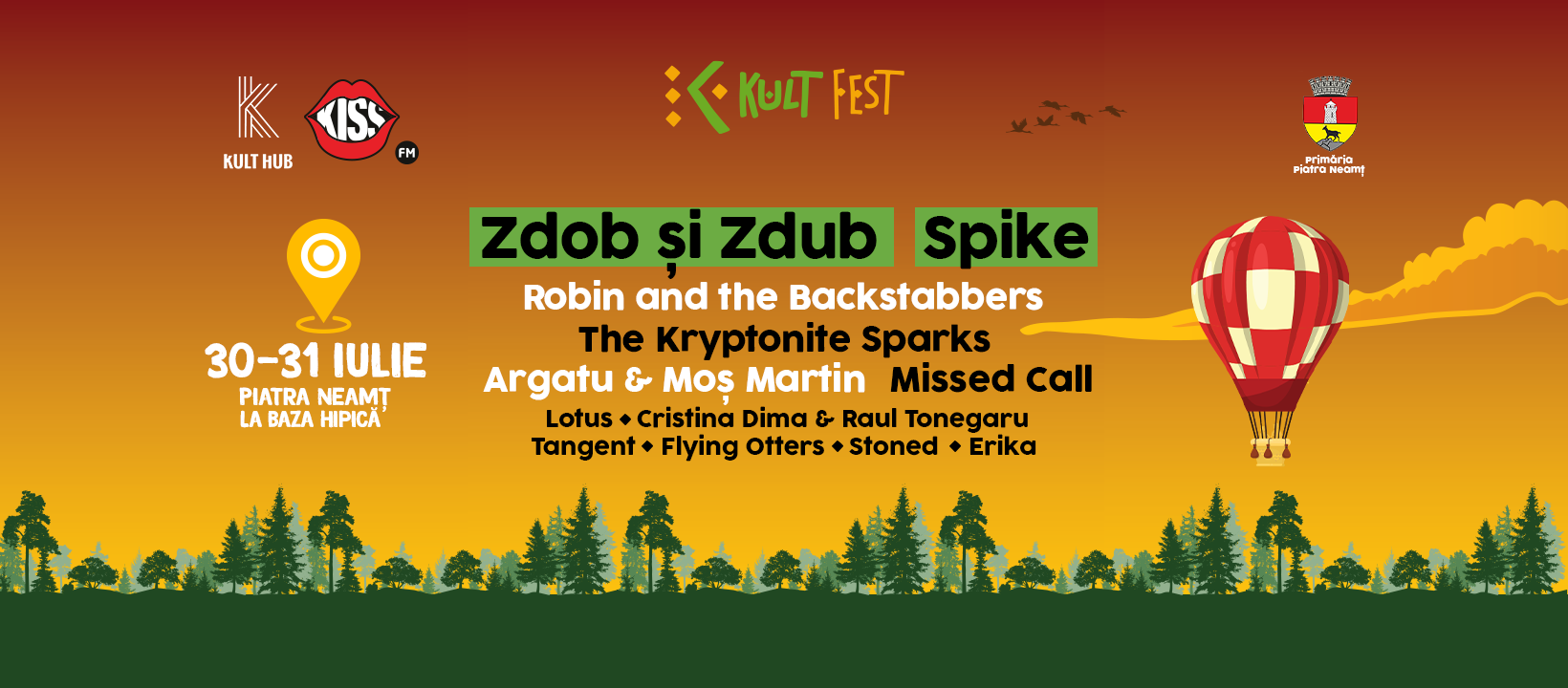 Festivalul „Kult Fest”, 30-31 iulie 2022 la Piatra Neamţ