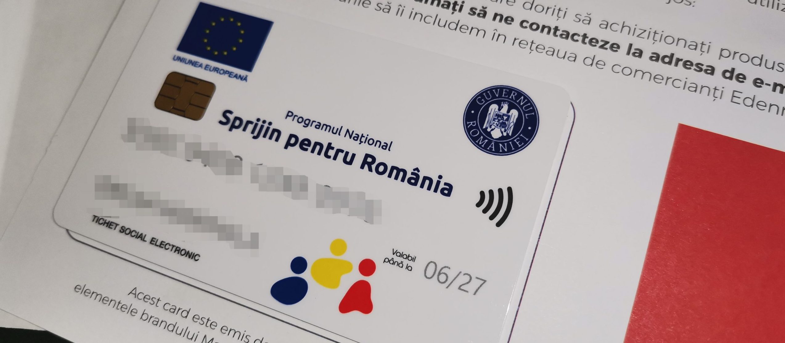 Persoanele cu venituri reduse vor beneficia de o nouă tranşă de 250 de lei care va fi virată pe cardurile de alimente