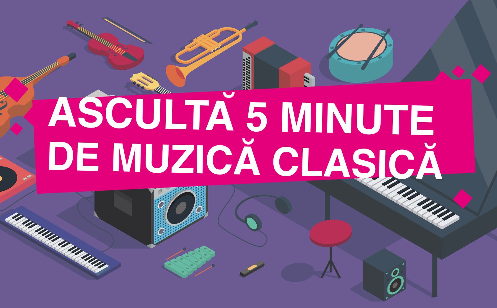 “Ascultă 5 minute de muzică clasică” revine în școlile din România