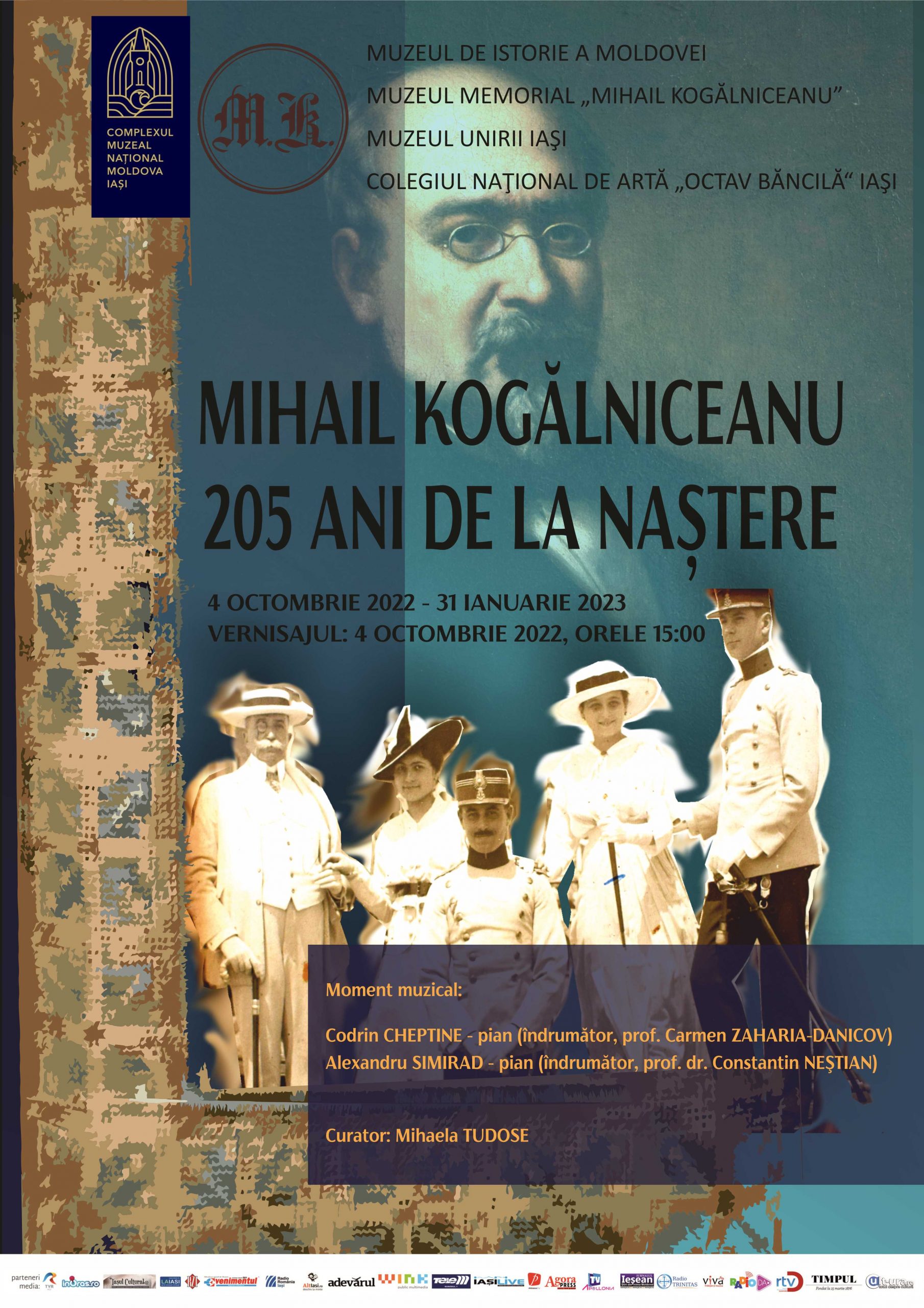 Expoziţia „Mihail Kogălniceanu – 205 ani de la naștere”