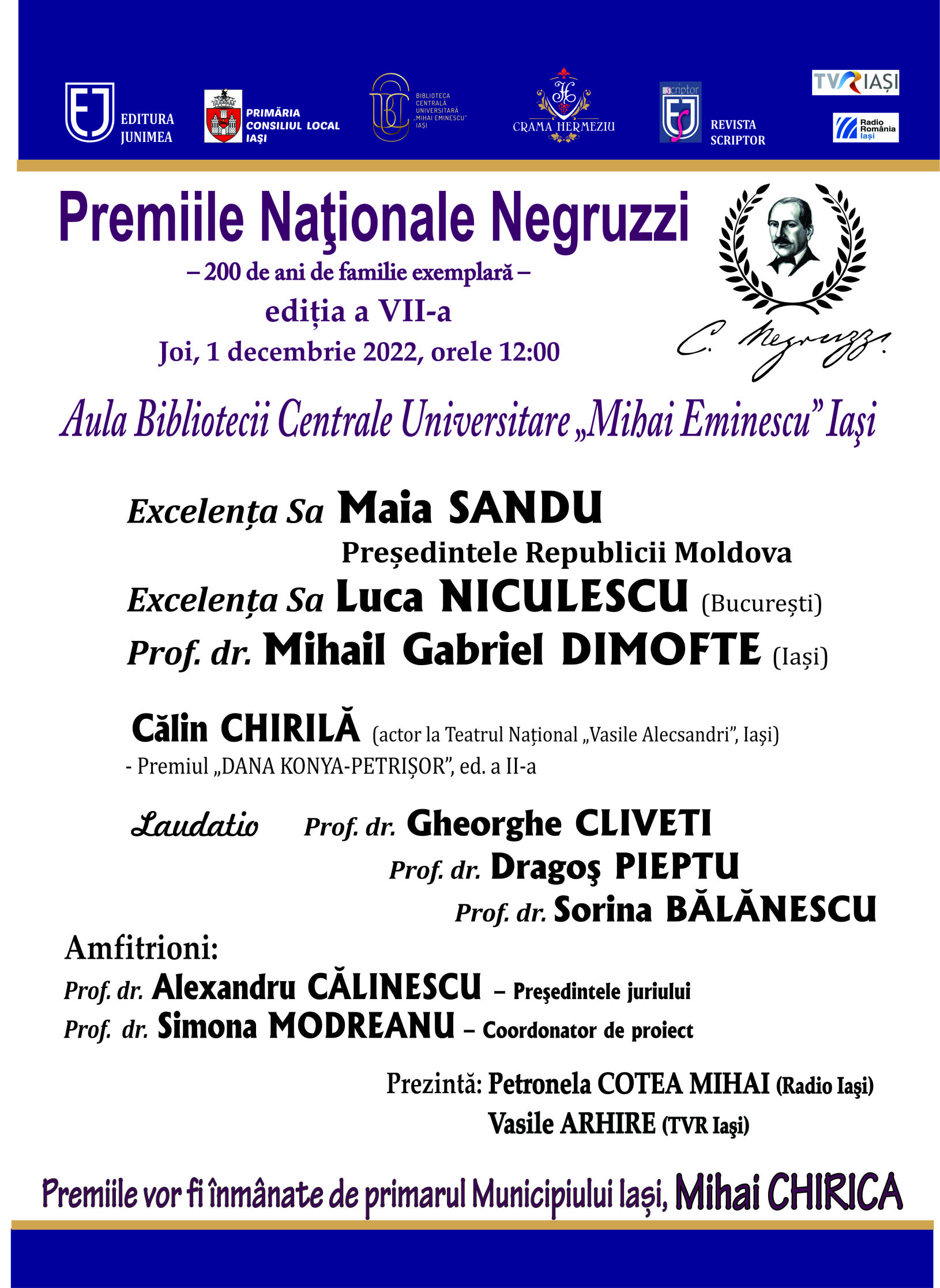 Luca Niculescu, premiat la Iaşi: Aderarea la OCDE – cea de-a treia mare şansă de modernizare a României