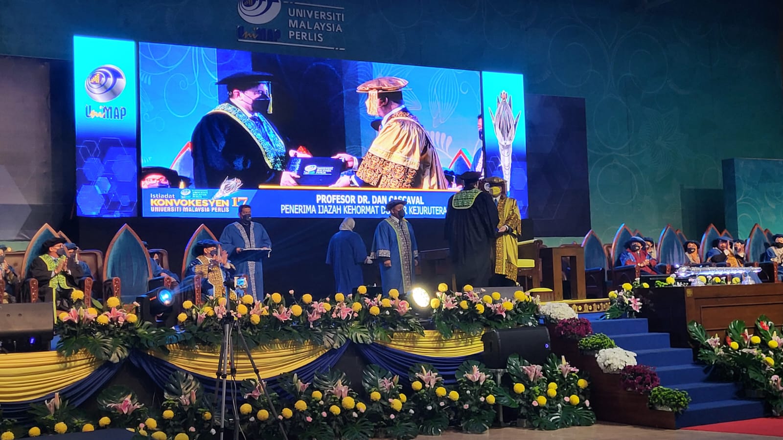 TUIASI – Prof. univ. dr. ing. Dan Cașcaval a devenit Doctor Honoris Causa al Universiti Malaysia Perlis