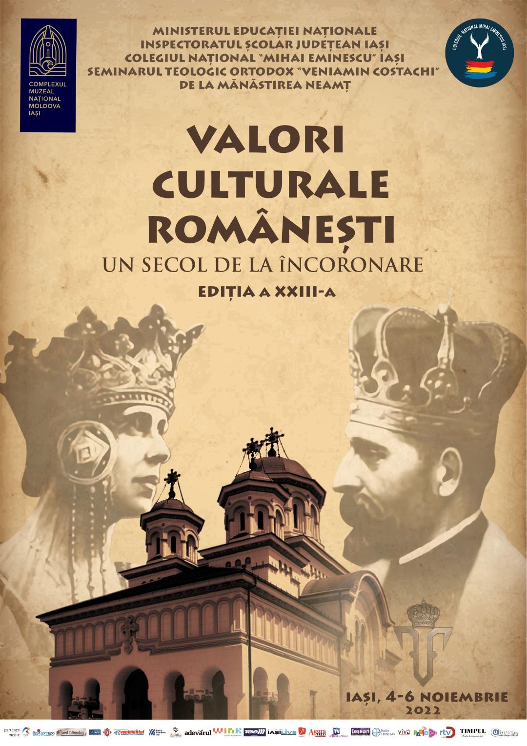 Iași: Proiectul educațional „Valori Culturale Românești”, ediția a XXIII-a