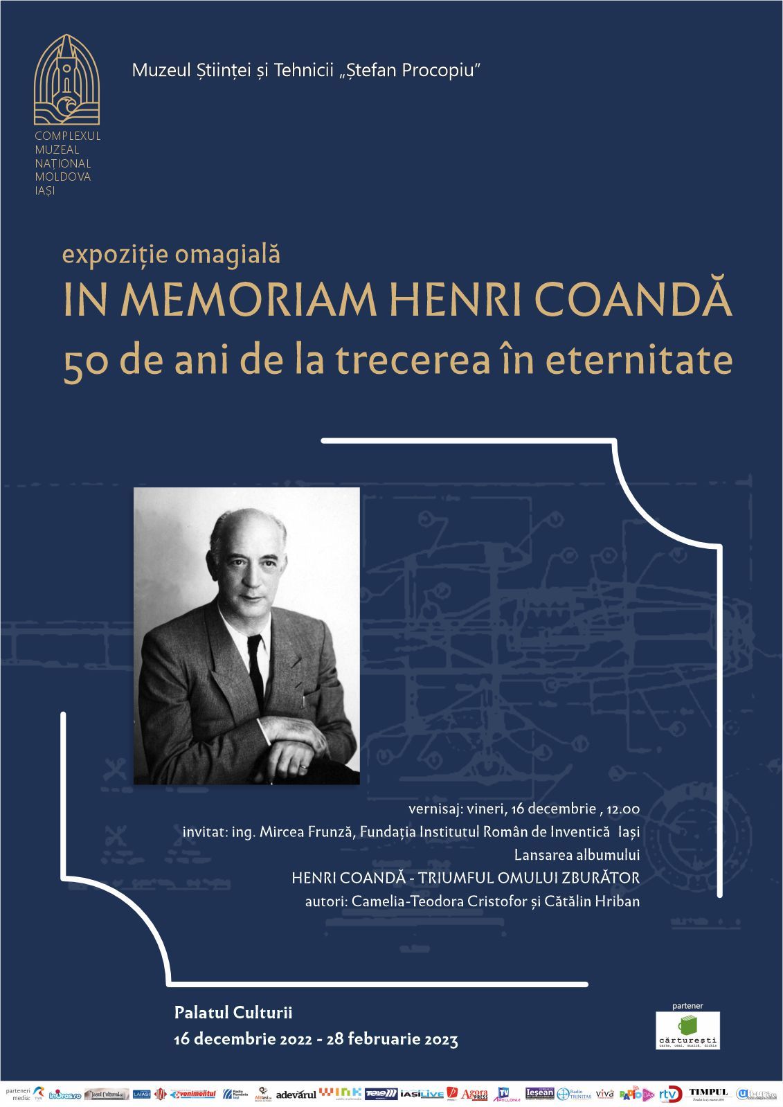 Expoziția comemorativă foto-documentară IN MEMORIAM HENRI COANDĂ-50 de ani. Bună Dimineața la Radio Iași