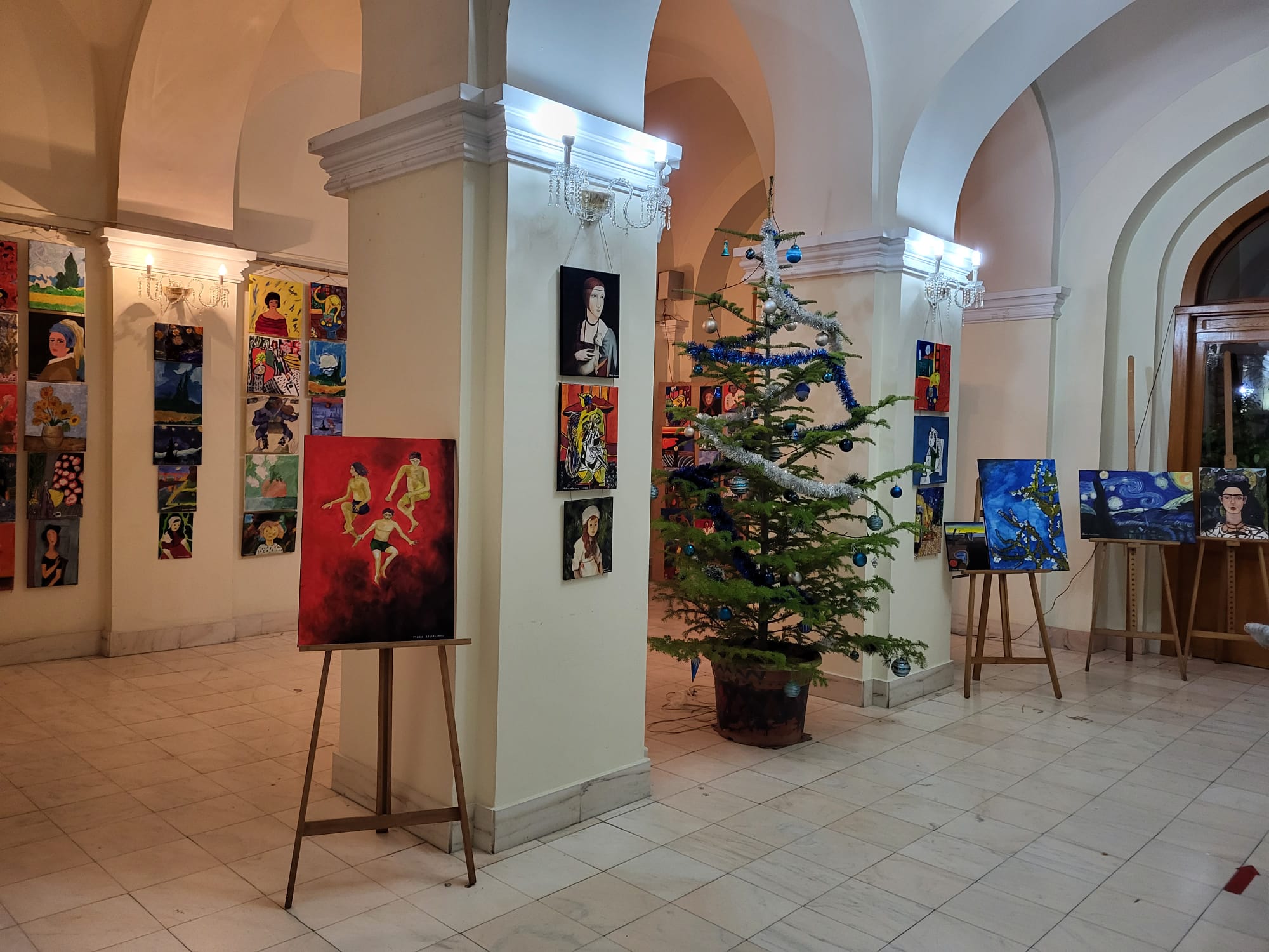 „Capodoperele picturii universale prin ochii copiilor” – expoziție de pictură. Bună Dimineața la Radio Iași