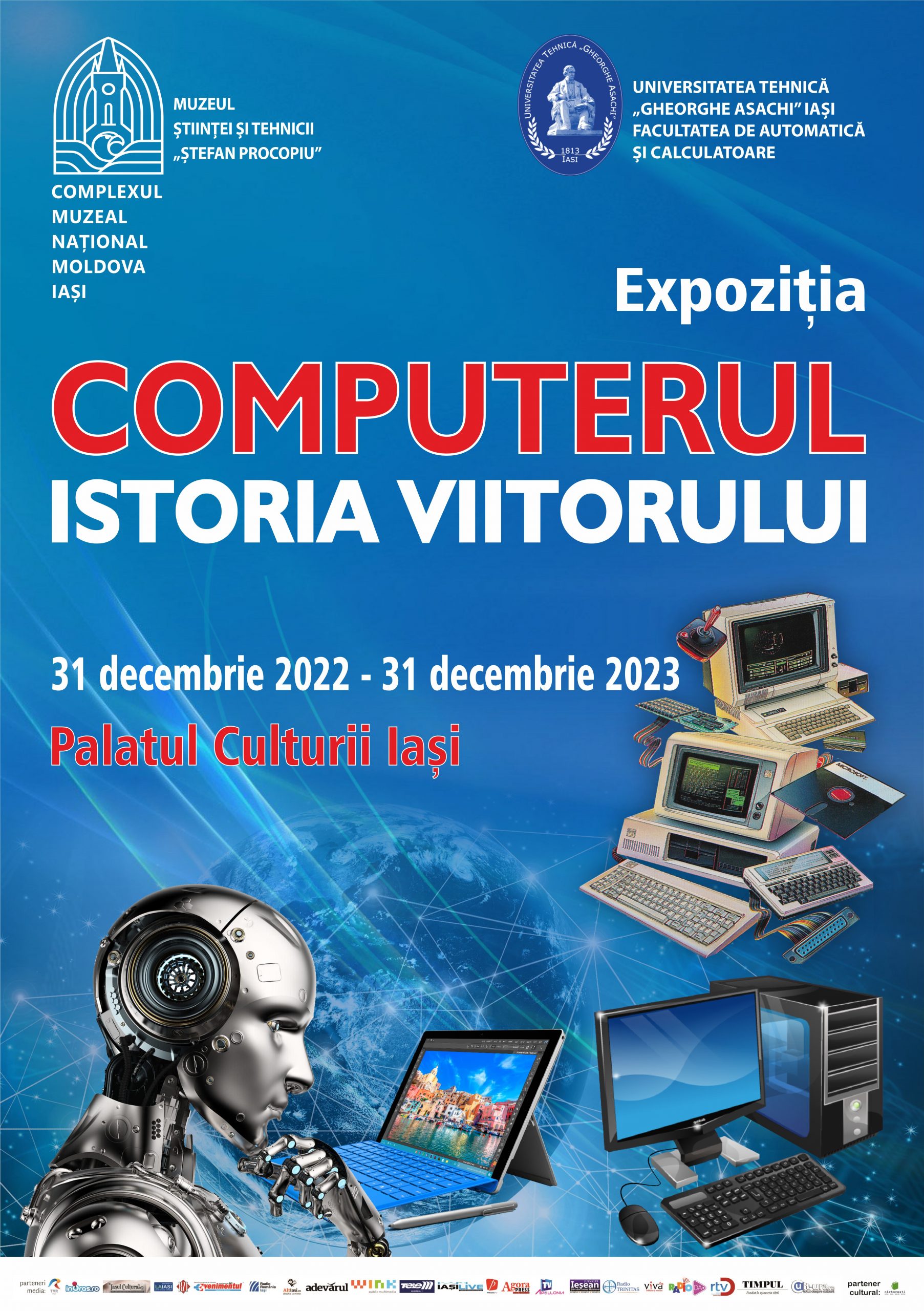 Iași: Expoziția „Computerul – Istoria viitorului”, la Palatul Culturii