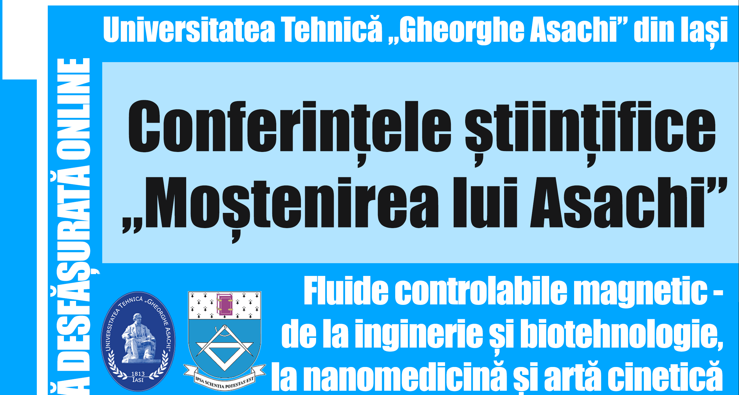 TUIASI: Seria Conferințelor științifice „Moștenirea lui Asachi”: prelegere despre fluide controlabile magnetic