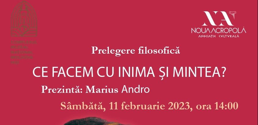 Muzeul Științei și Tehnicii „Ștefan Procopiu” Iași: Prelegere filosofică „Ce facem cu inima și mintea?”