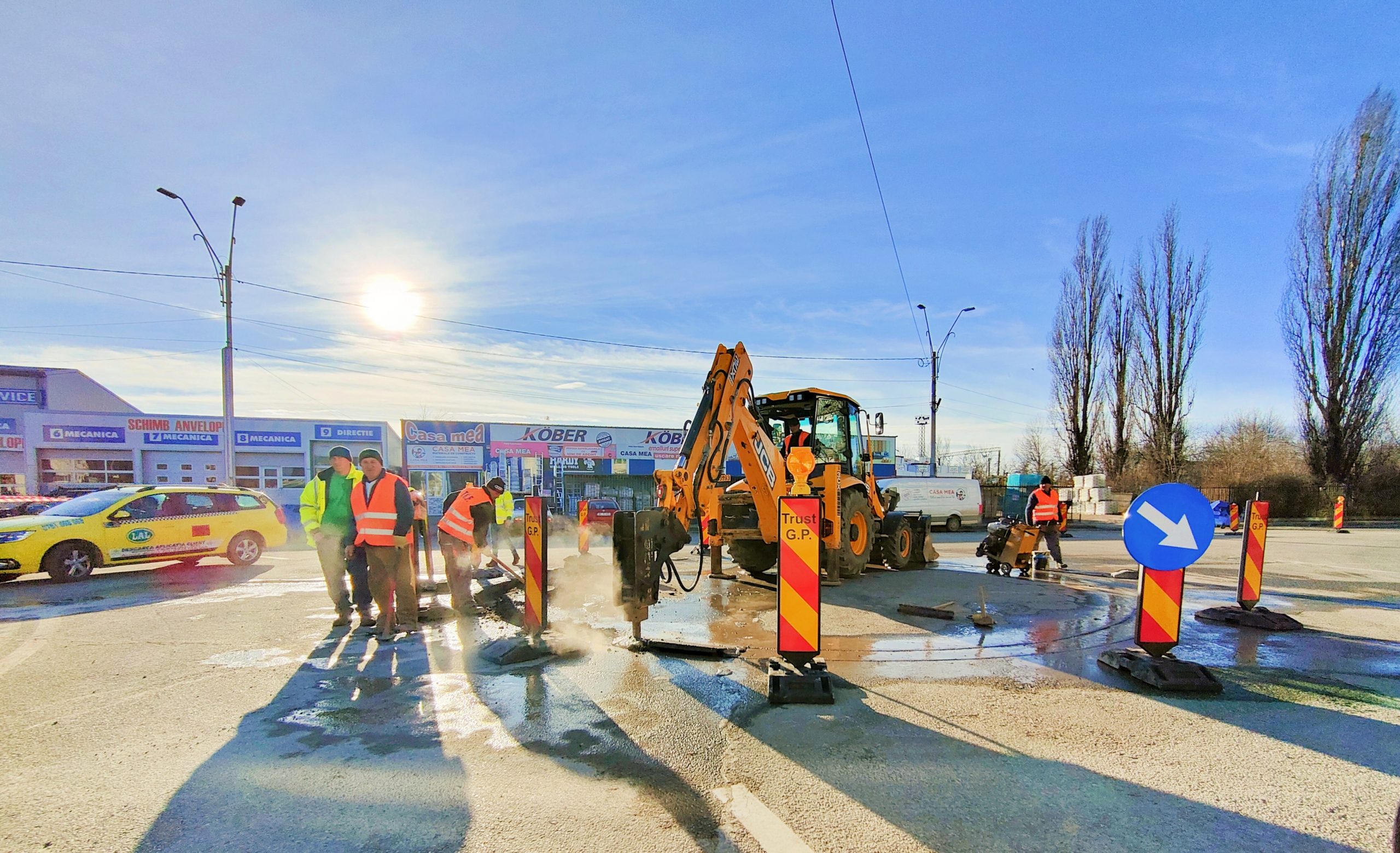 Bacău: Sens giratoriu nou la intersecția str. Gării, Mioriței și Nordului