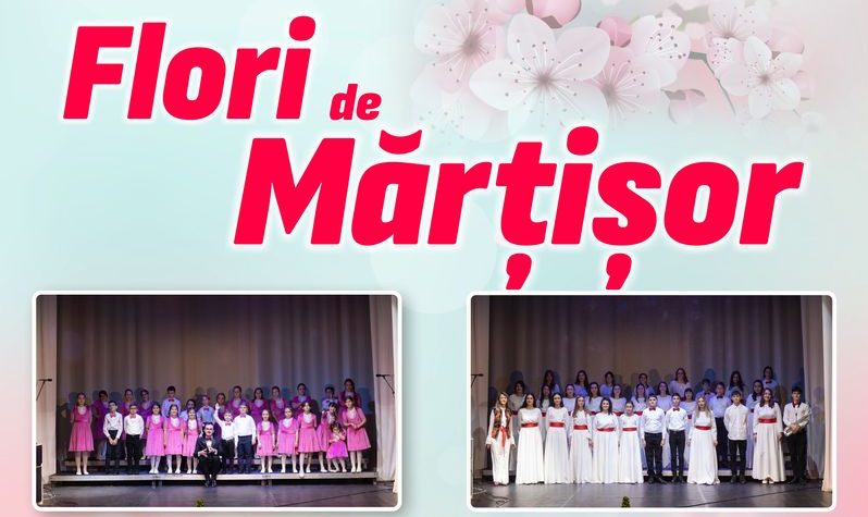 (UPDATE) Concert FLORI DE MĂRȚIȘOR – Corurile Mini Angeli și Angeli Junior – duminică, 12 martie 2023, ora 18.00