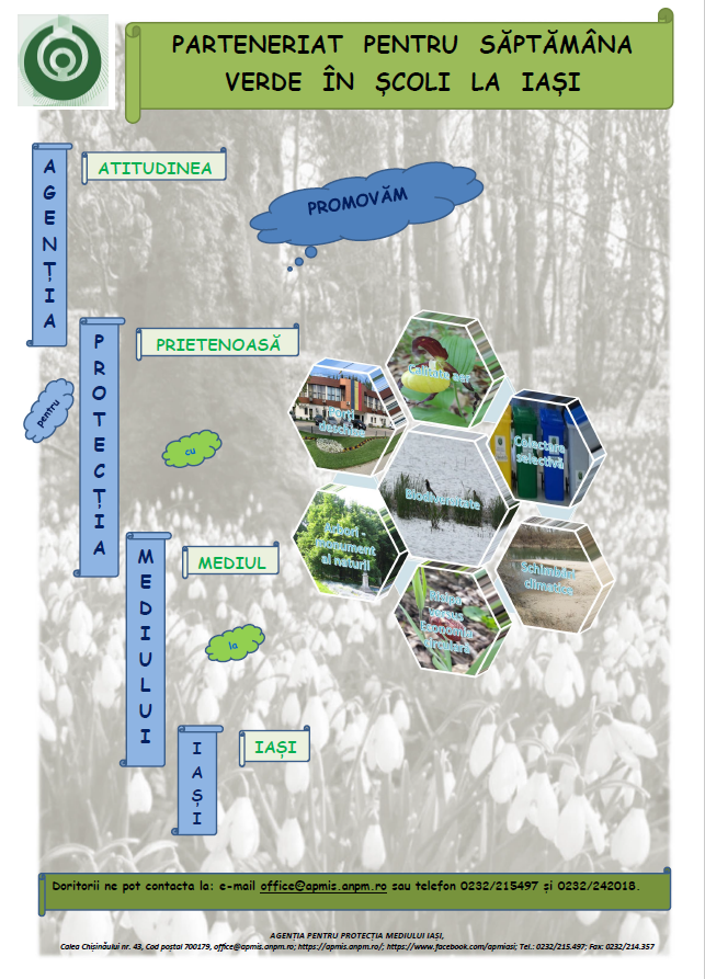 Campanie “Promovăm APM – Atitudini Prietenoase pentru Mediu!” în Săptămâna Verde