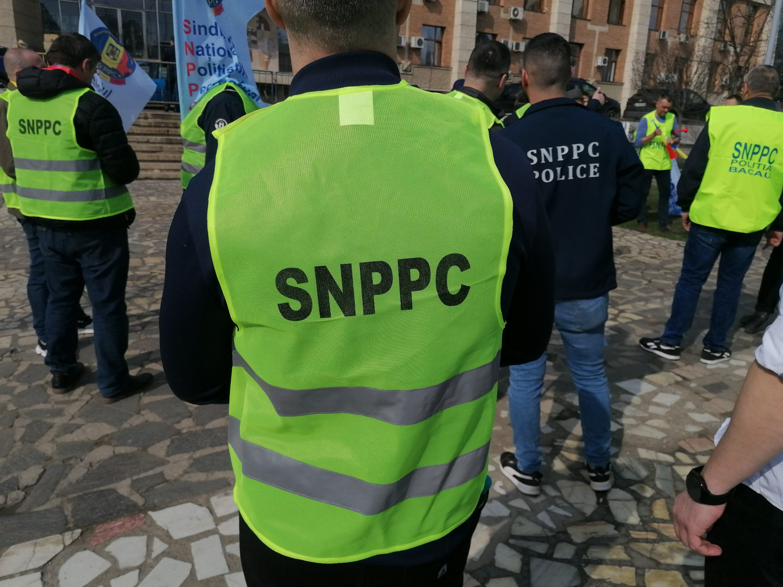 Protest al poliţiştilor în Capitală