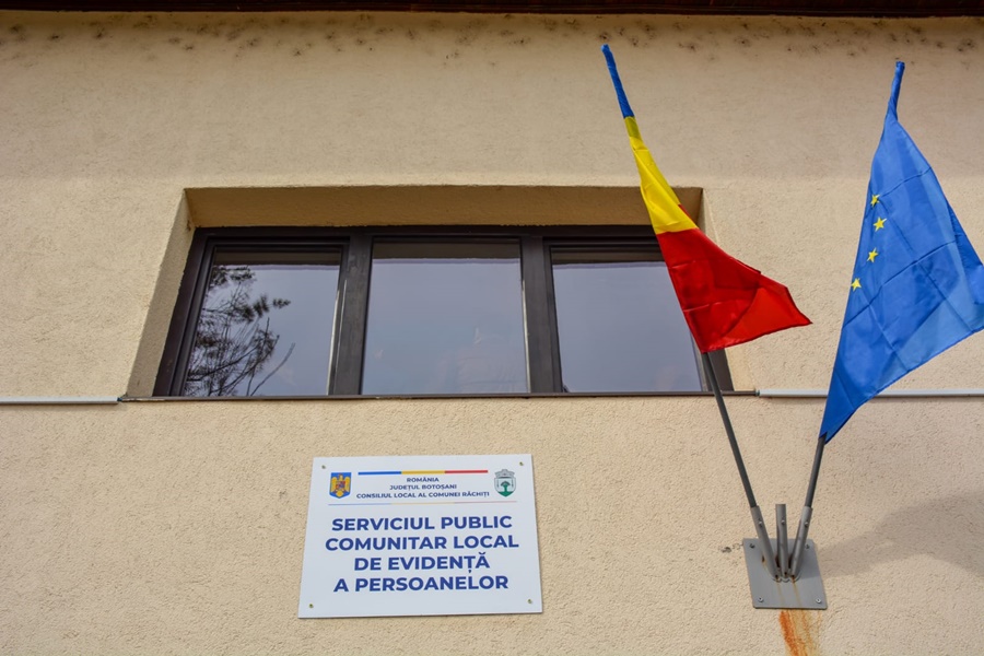 Botoșani: Primăria comunei Răchiți a inaugurat Serviciul Public Comunitar Local de Evidență a Persoanei