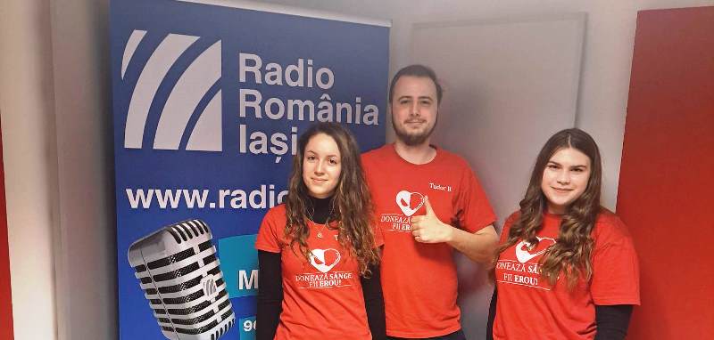 ”Donează sânge, fii erou!” și ,,Mediciniștii au talent” în Bună Dimineața la Radio Iași