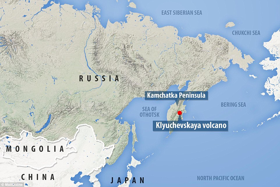 Erupţie a unui vulcan din Kamceatka; stratul de cenuşă depus depăşeşte 8,5 cm grosime