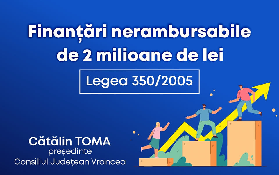 Finanțări nerambursabile de la Consiliul Județean Vrancea pentru ONG-uri: 15 proiecte admise la finanțare în urma evaluării