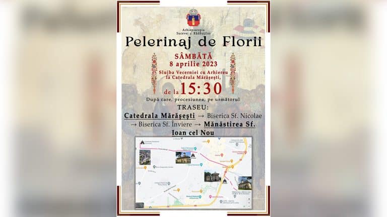 Pelerinaj de Florii în mun. Suceava