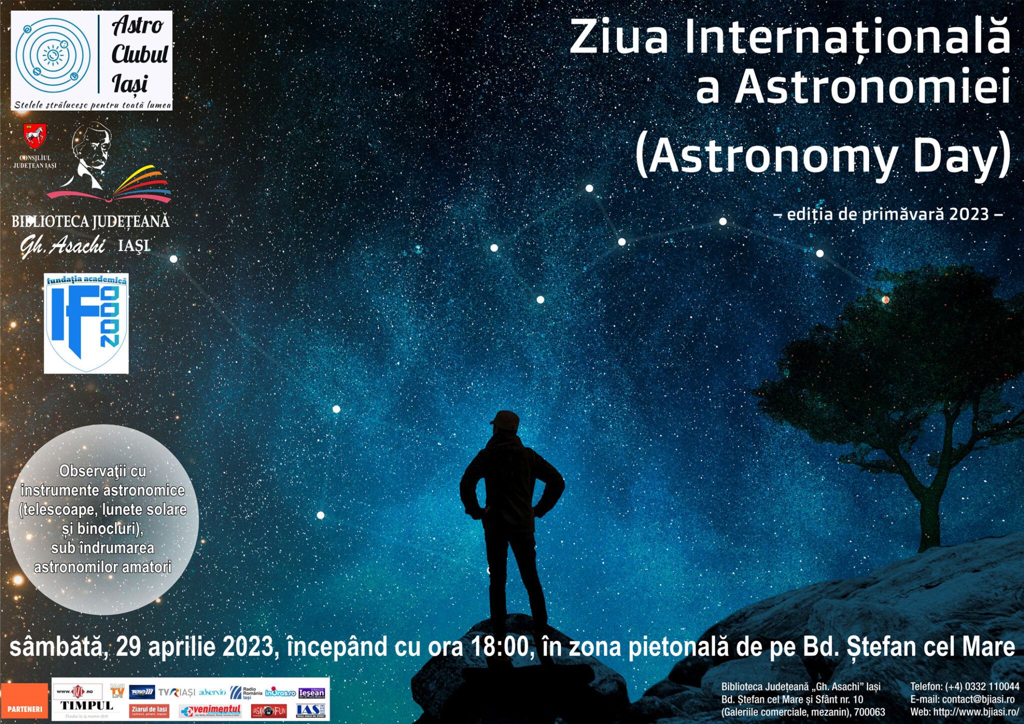 Ziua Internațională a Astronomiei (Astronomy Day) – ediția de primăvară 2023