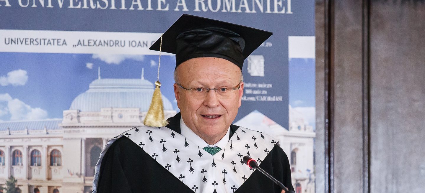 Iași: Președintele Curții de Justiție a Uniunii Europene, Koen LENAERTS, a primit titlul de Doctor Honoris Causa al Universității „Alexandru Ioan Cuza”