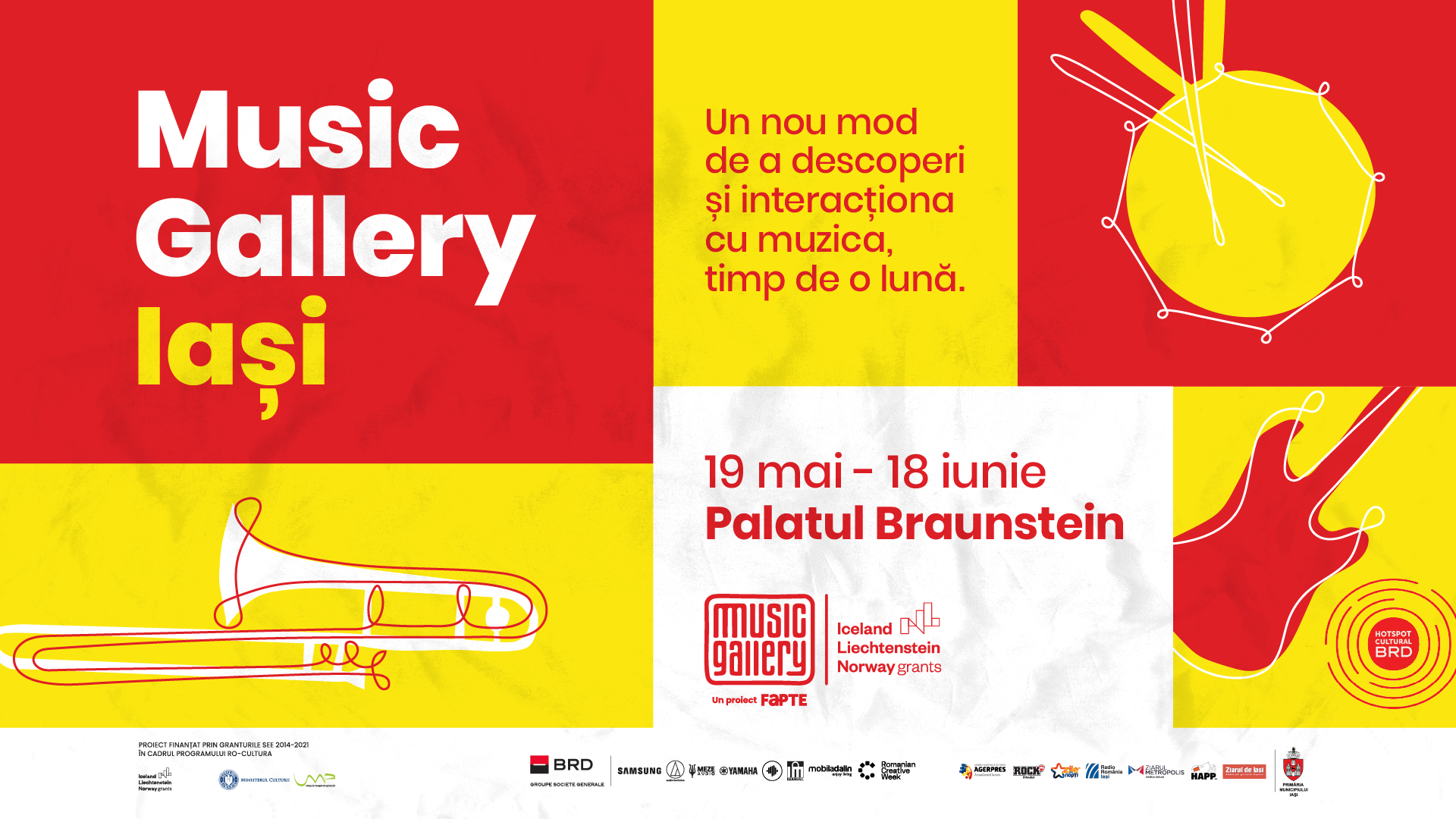 Music Gallery, proiectul inovator care prezintă muzica sub forma unei expoziții, ajunge la Iași