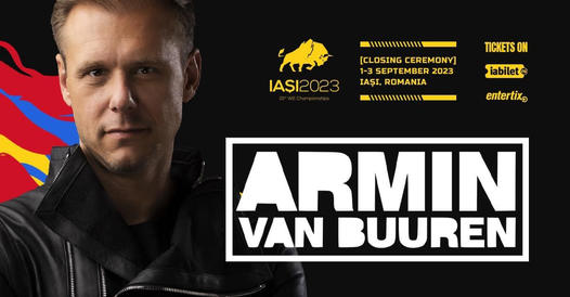 Armin van Buuren vine la Iaşi la Digital Throne – Campionatul Mondial de Esports, pe 1 septembrie