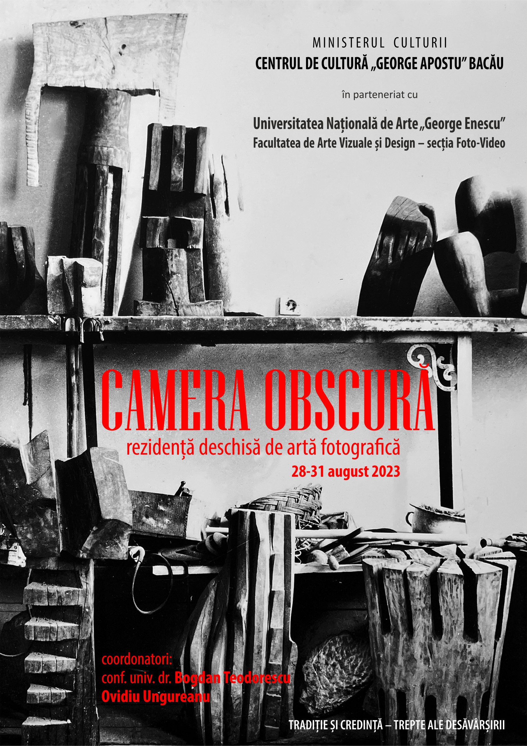 REZIDENȚĂ DE ARTĂ FOTOGRAFICĂ – CAMERA OBSCURĂ 28-31 AUGUST 2023