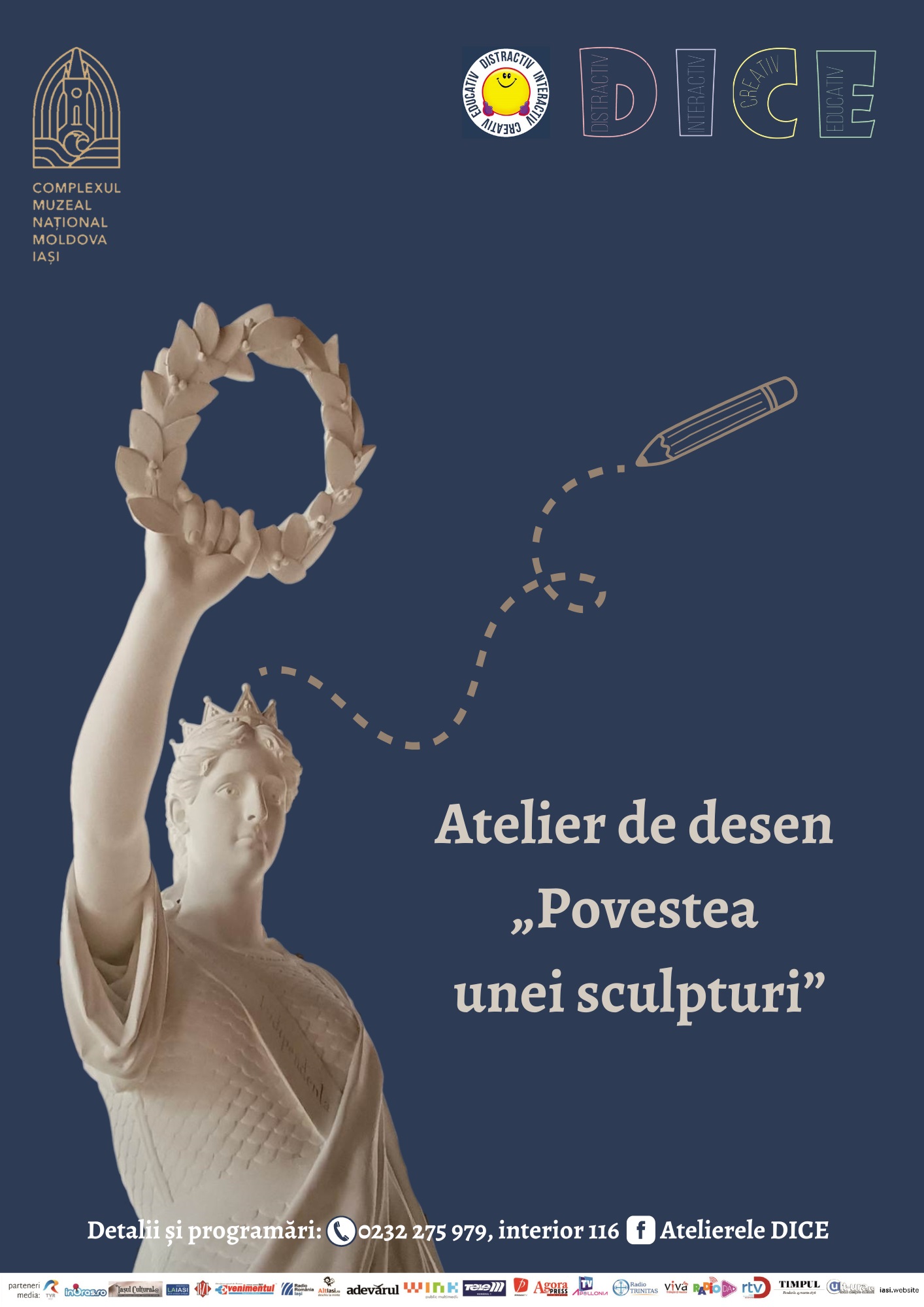 Iași: Atelierele DICE: „Povestea unei sculpturi”