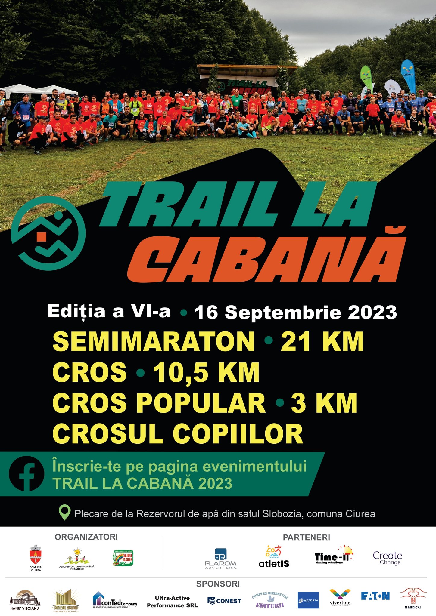 Crosul „TRAIL La Cabană”, ediția a VI-a, 16 septembrie 2023