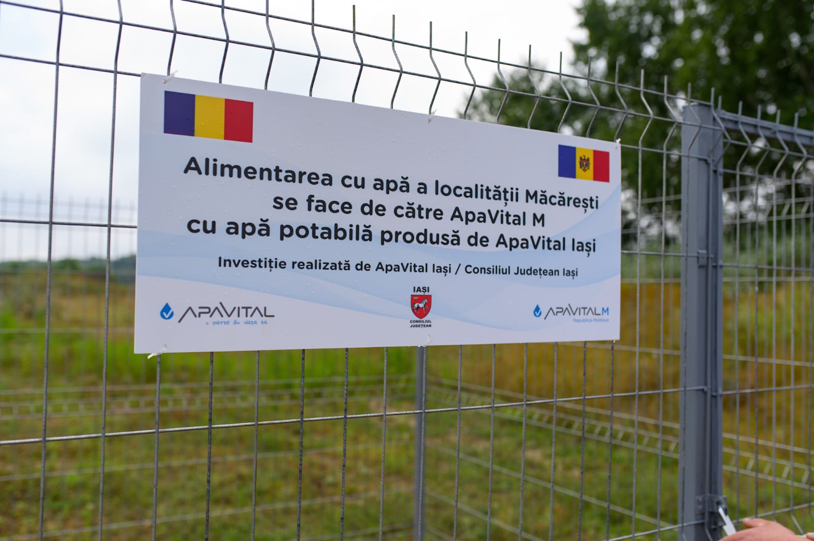 (AUDIO) Iaşi: Ministrul Mediului a participat la inaugurarea lucrărilor primului punct de subtraversare a Prutului cu apă potabilă în Rep. Moldova