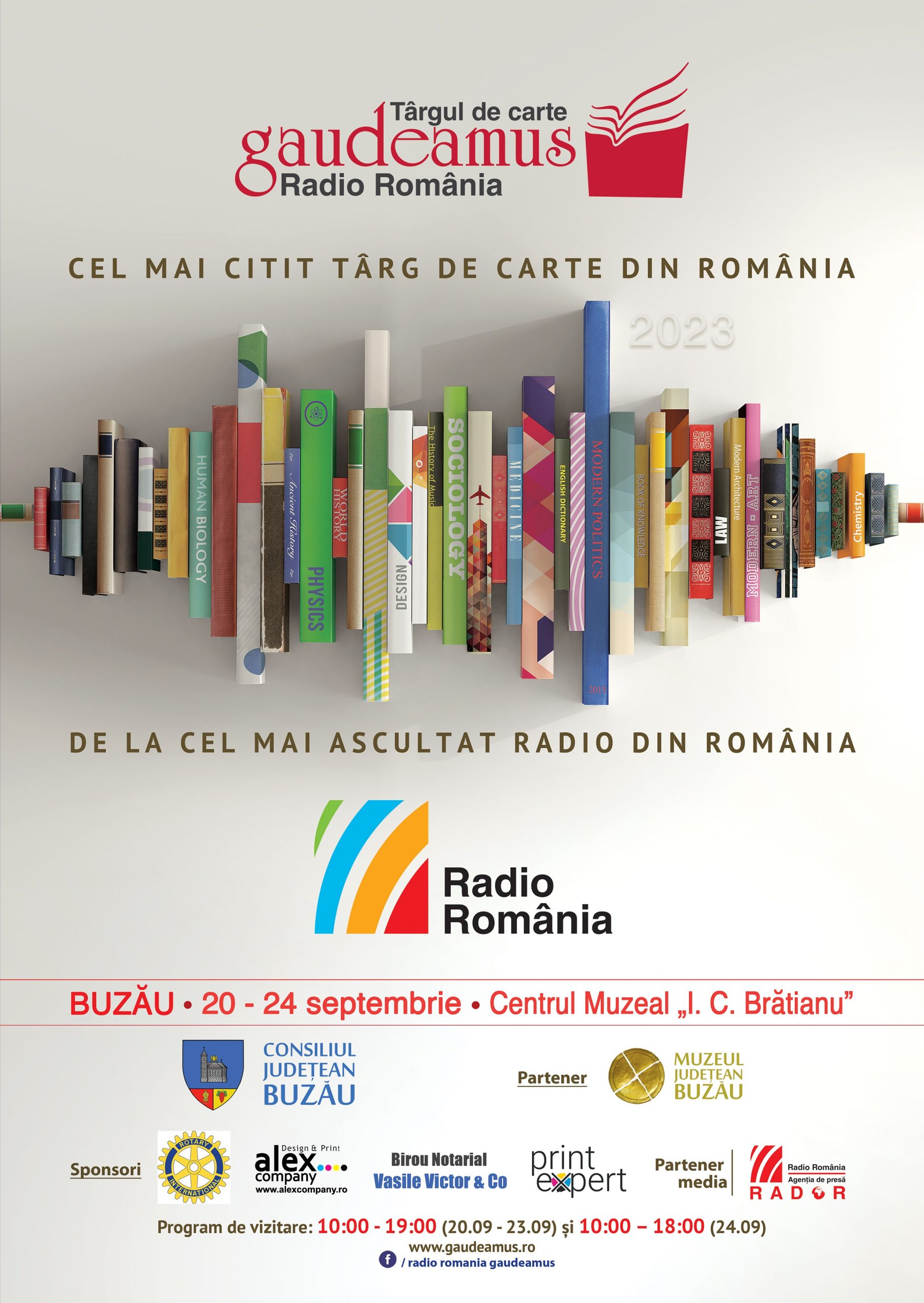 Târgul de Carte Gaudeamus Radio România – ediția Buzău 2023