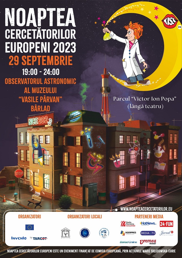 Noaptea cercetătorilor Europeni 2023 la Bârlad