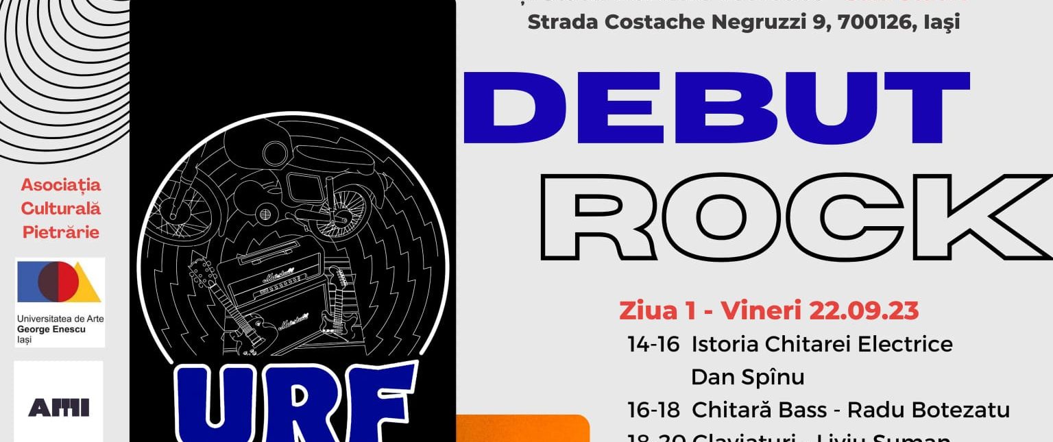 Iași: „Debut Rock” începe, astăzi, cu ATELIERELE muzicale