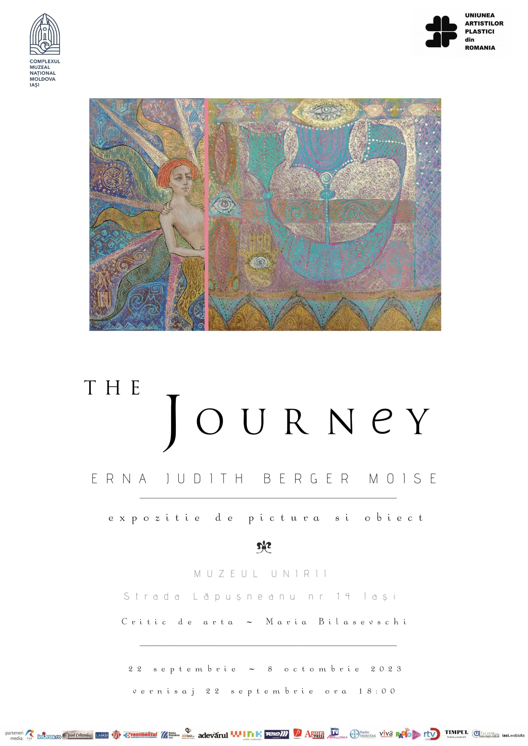 Expoziția de pictură și obiect ”The Journey” Erna Judith Berger Moise