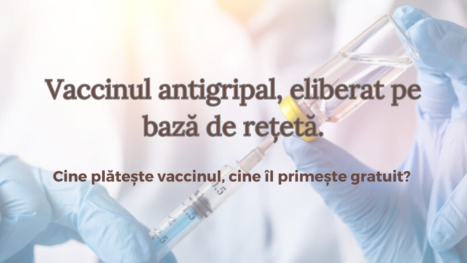 Vaccinul antigripal în sezonul 2023-2024: noutăți