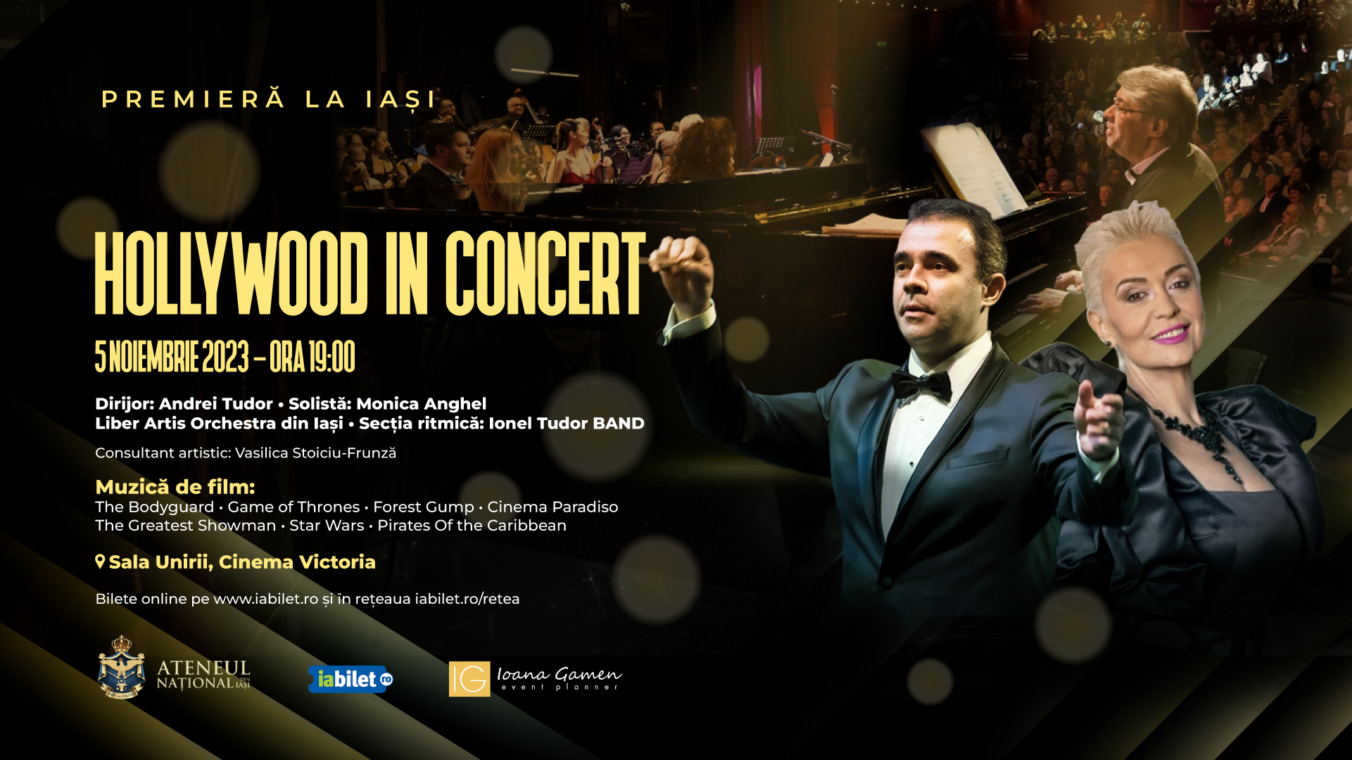 Hollywood in Concert – Premieră la Iași