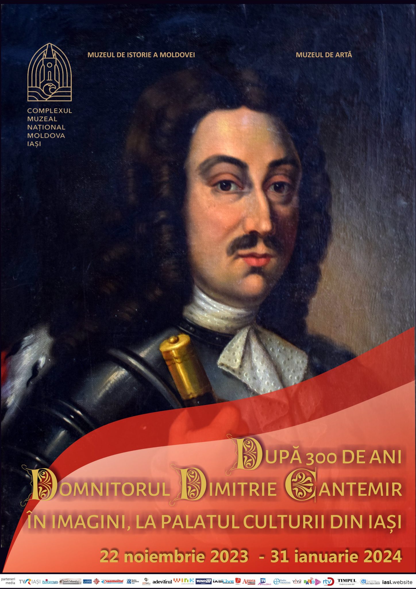 După 300 de ani: Domnitorul Dimitrie Cantemir în imagini, la Palatul Culturii din Iași – subiect al emisiunii Dialog intercultural din 24 nov. a.c., h. 20 și 30 de minute