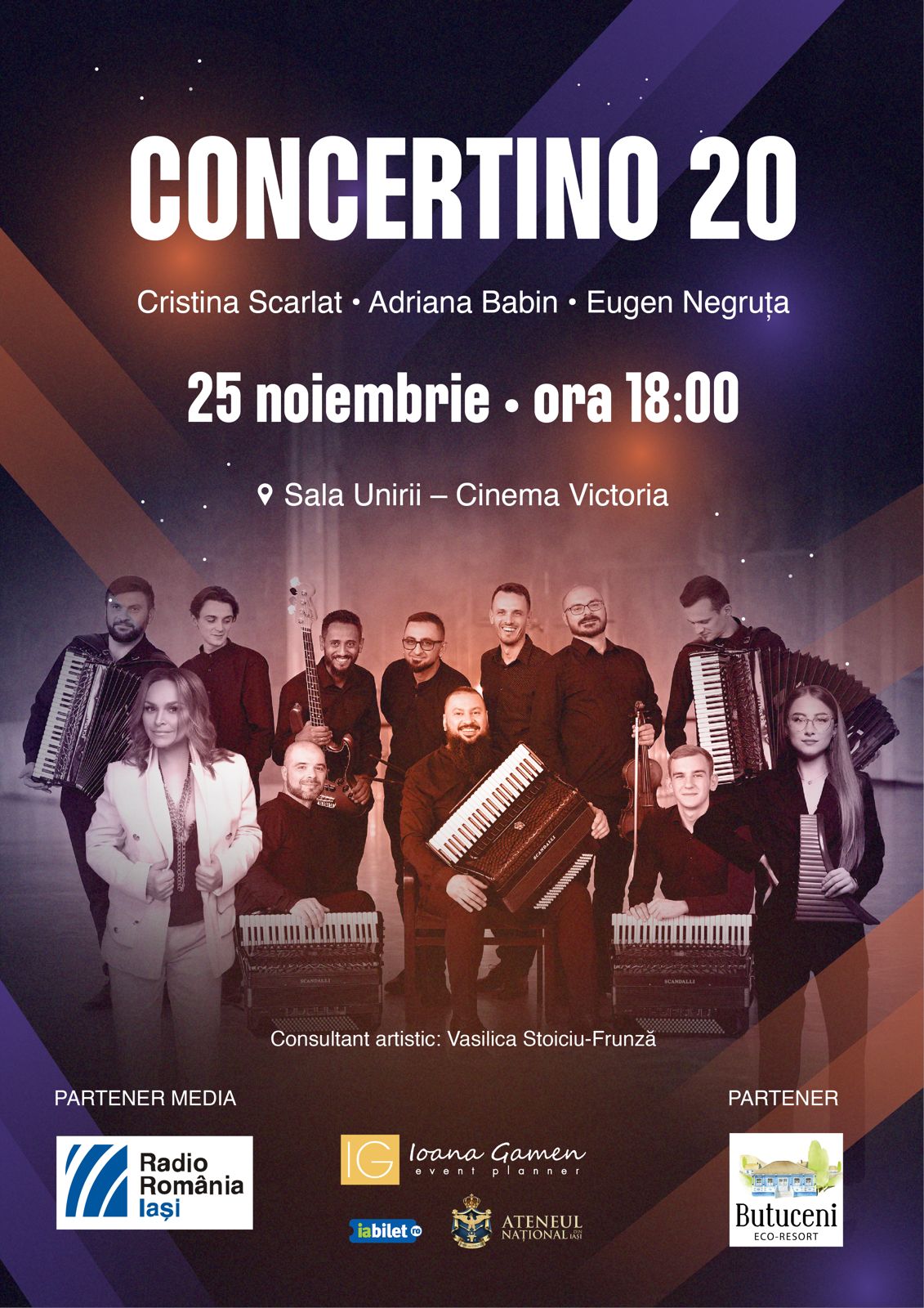 Iași: Concert aniversar „Concertino” – 20 de ani