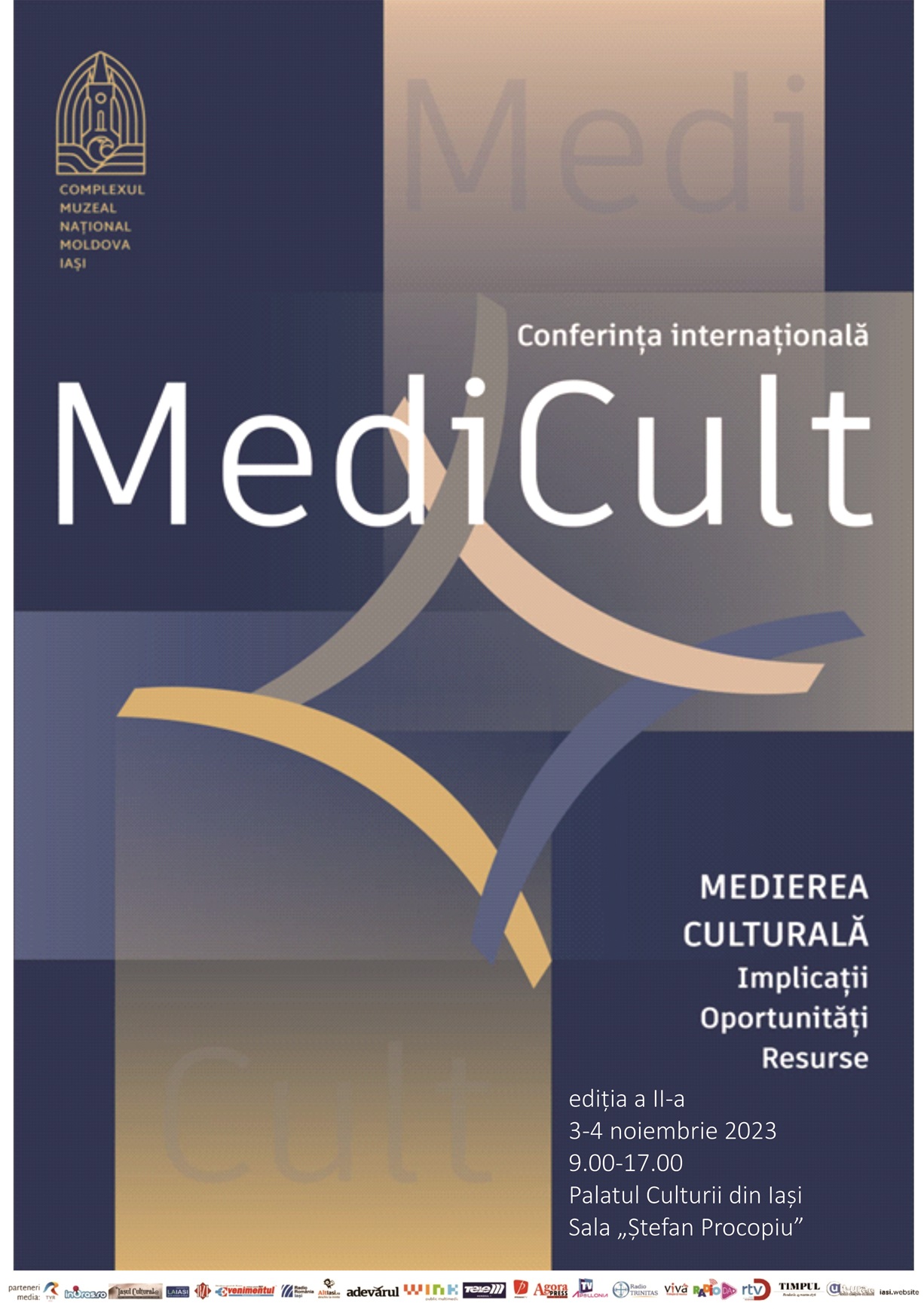 Iași: Conferința internațională „MediCult: Medierea culturală – implicații, oportunități, resurse”, ediția a II-a