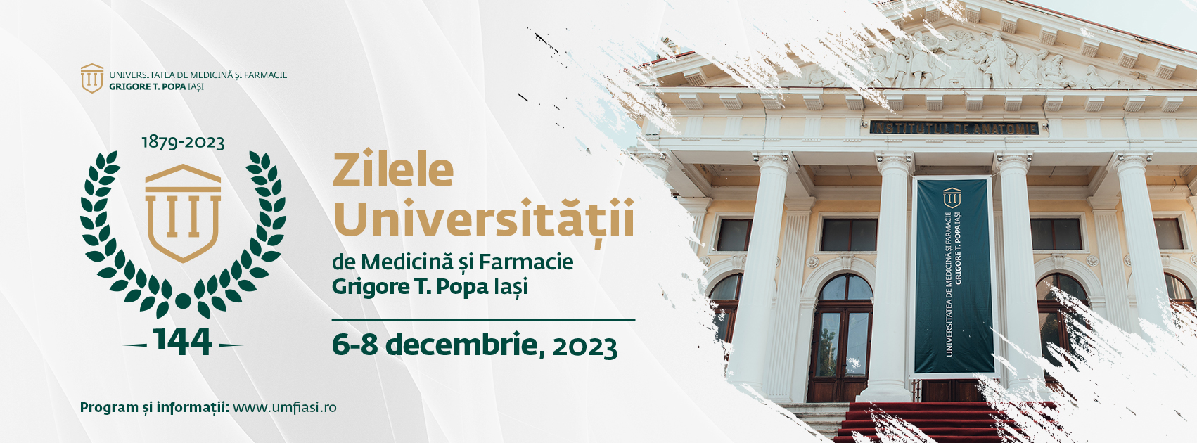 Programul Zilelor UMF Iași 2023: conferințele „Grigore T. Popa”, lansări de carte, spectacole, manifestări științifice