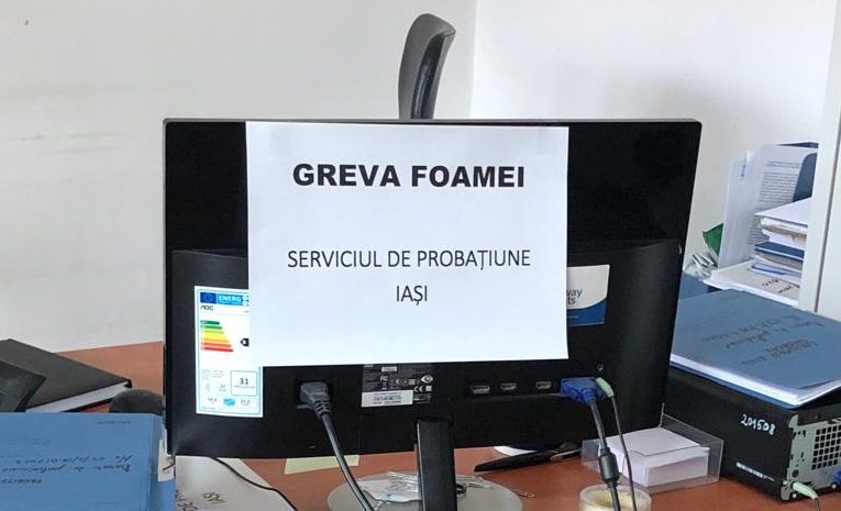 (AUDIO) 12 consilieri de probațiune din județul Iași au intrat din nou în greva foamei