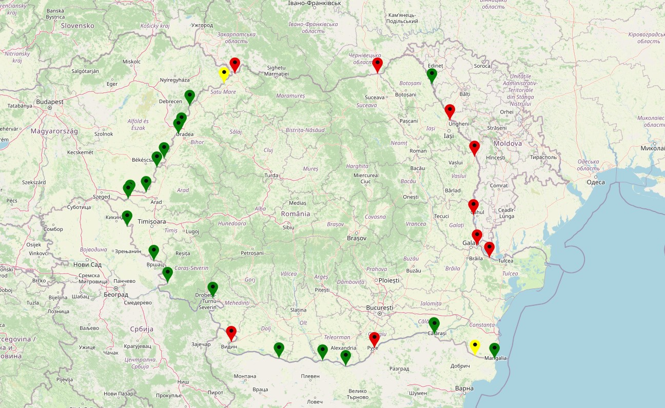 Sunt blocaje mari la ieşirea din ţară a camioanelor, în special la frontierele cu Bulgaria, Republica Moldova şi Ucraina